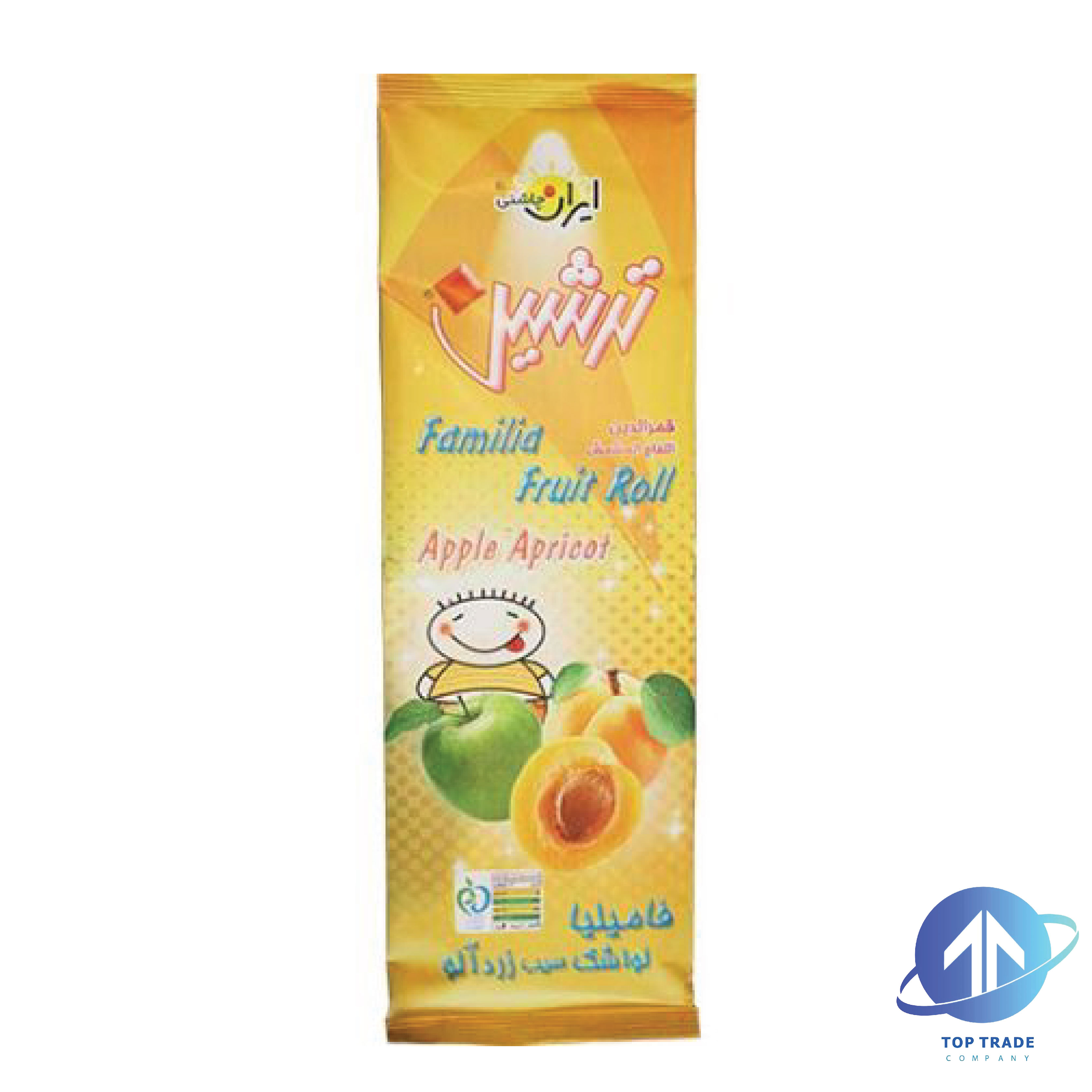 Torshin Apple & Apricot fruit roll 75gr